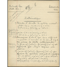 Mathématiques