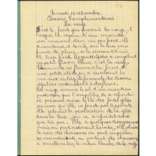 Cahier journalier