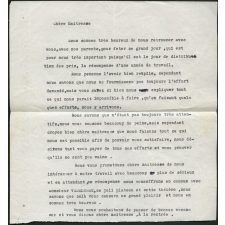 Distribution des Prix - 25 juin 1961 - Compliment des élèves à Mme Vadelorge