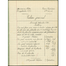 Cahier journal