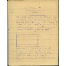 Cahier journalier