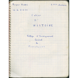 Cahier d'Histoire