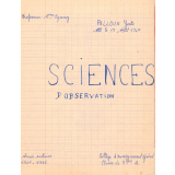 Sciences d'observation