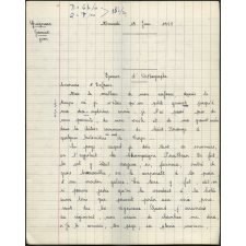 BEPC 1958. Collège de Damville. Devoir d'orthographe
