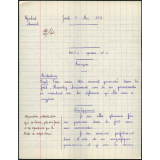 BEPC 1957. Collège de Damville. Rédaction