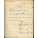 Cahier mensuel