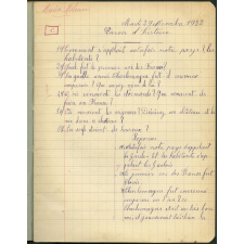 Cahier mensuel