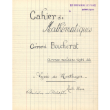 Cahier de mathématiques
