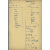 Distribution des Prix - 1962 - Liste de donateurs et brouillon de remerciements