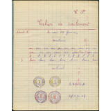 Cahier de roulement (n°4)
