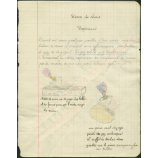 Cahier de leçon de choses
