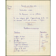 Cahier du jour