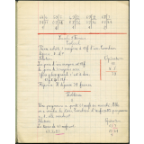 Cahier journalier
