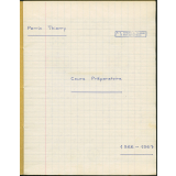 Cahier d'écriture