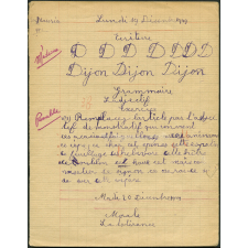 Cahier journalier
