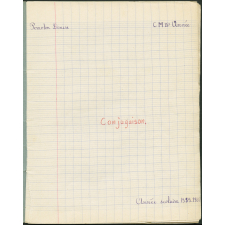 Cahier de conjugaison