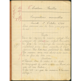Cahier de roulement