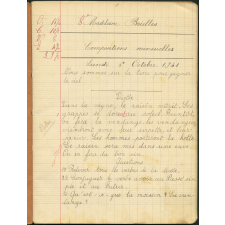 Cahier de roulement