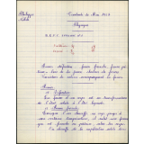 BEPC 1957. Collège de Damville. Devoir de physique