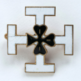 Insigne trèfle et croix potencée