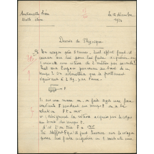 Devoir de Physique