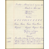 Cahier journalier - Année scolaire 1931-1932