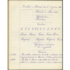 Cahier journalier - Année scolaire 1931-1932
