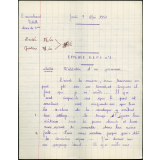 BEPC 1957. Collège de Damville. Devoir de français