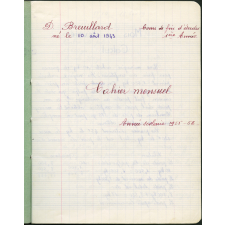 Cahier Mensuel