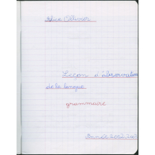 Cahier de 