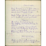 Cahier journalier