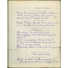 Cahier journalier