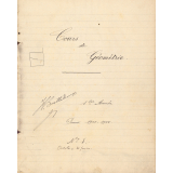 Cours de géométrie, n°1, 1ère année, 