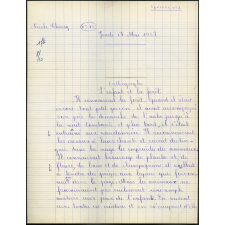 Certificat d'études 1957. Canton de Damville. Dictée-questions