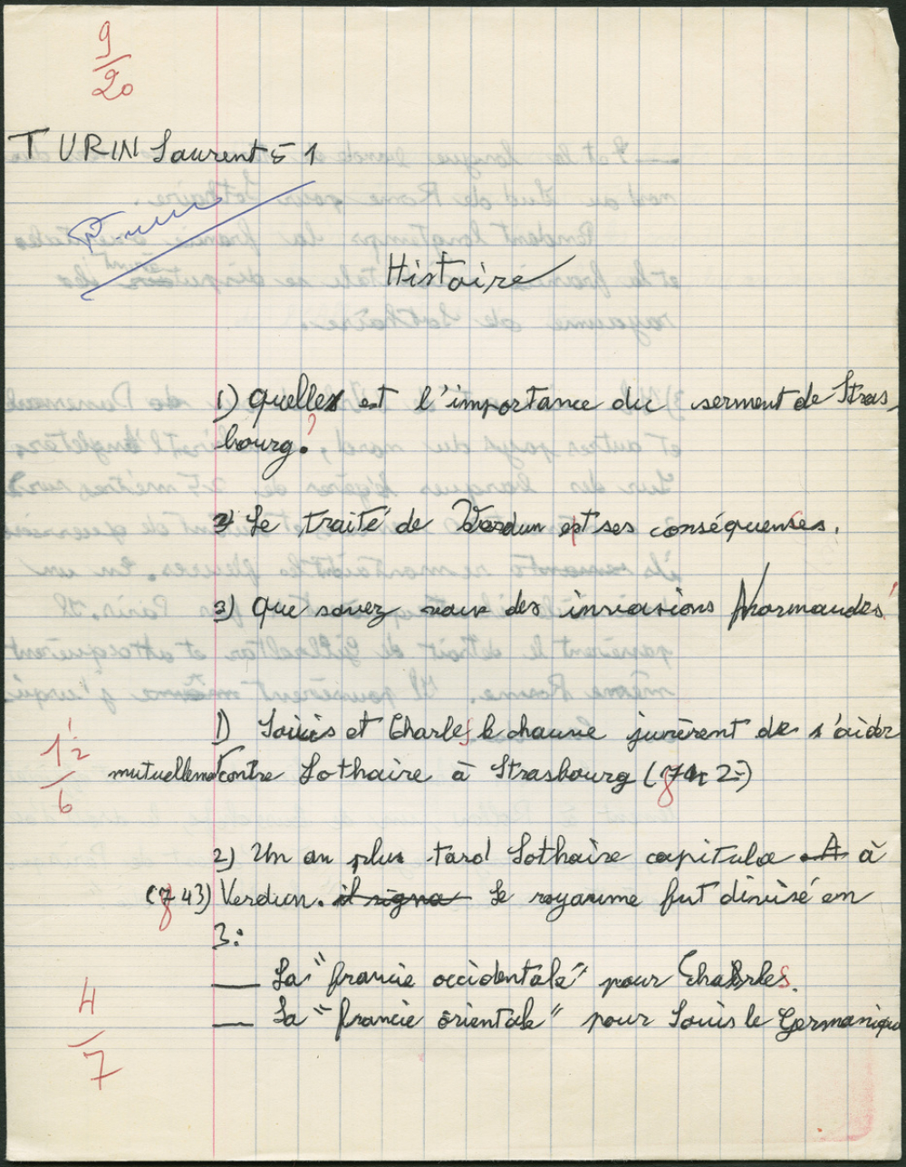 Cahier d'Histoire