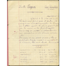 Cahier journalier