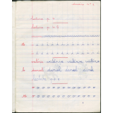 Cahier de liaisons n°1 / Devoirs n°1