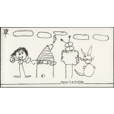 Invitation à l'inauguration de la maternelle Huguette Vadelorge à La Madeleine-de-Nonancourt