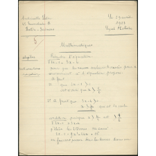 mathématiques