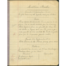 Cahier journalier