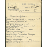 Devoir de latin - Lycée Corneille, Rouen, classe de 6ième A2