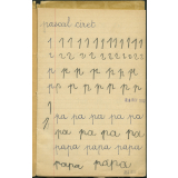 Cahier d'écriture