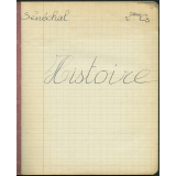 Cahier d'histoire