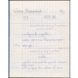 Cahier journalier
