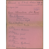 Palmarès de l'année scolaire 1967-1968 - Distribution des Prix - 30 juin 1968
