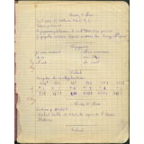 Cahier journalier