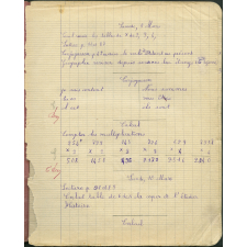 Cahier journalier
