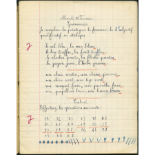 Cahier journalier