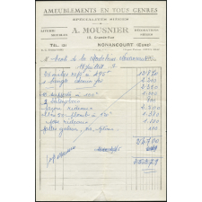 La Madeleine-de-Nonancourt - Prix 1957 - Dépenses