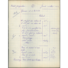Certificat d'études 1957. Canton de Damville. Devoir de calcul